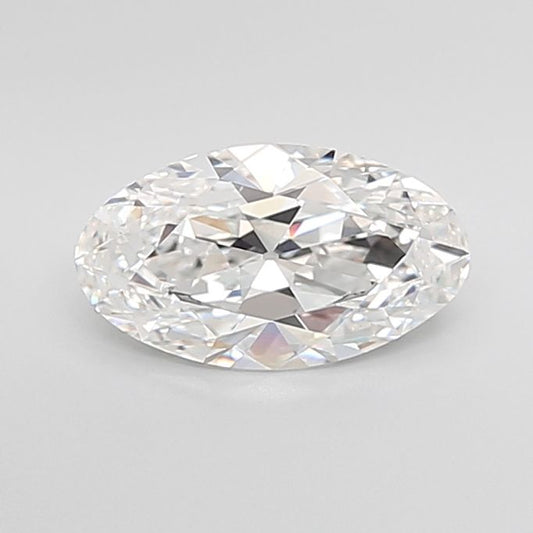 2.05 Carat Elongated Oval Lab-Grown Diamond – D Color, VVS2, IGI Certified