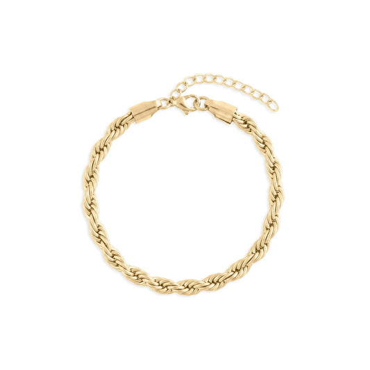 14K Gold Filled Plus™ Rope Chain Bracelet