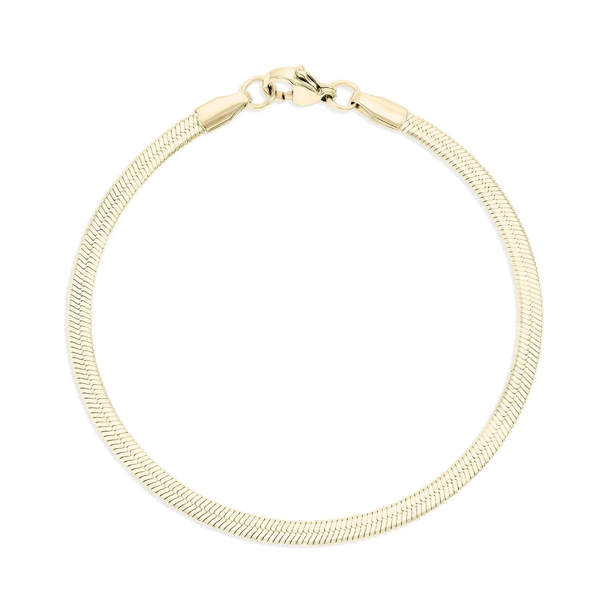 14K Gold Filled Plus™ Herringbone Chain Bracelet