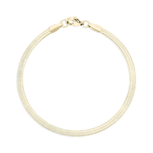 14K Gold Filled Plus™ Herringbone Chain Bracelet