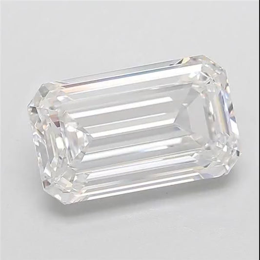 6.02 Carat Emerald-Cut Lab-Grown Diamond – E Color, VVS2, IGI Certified